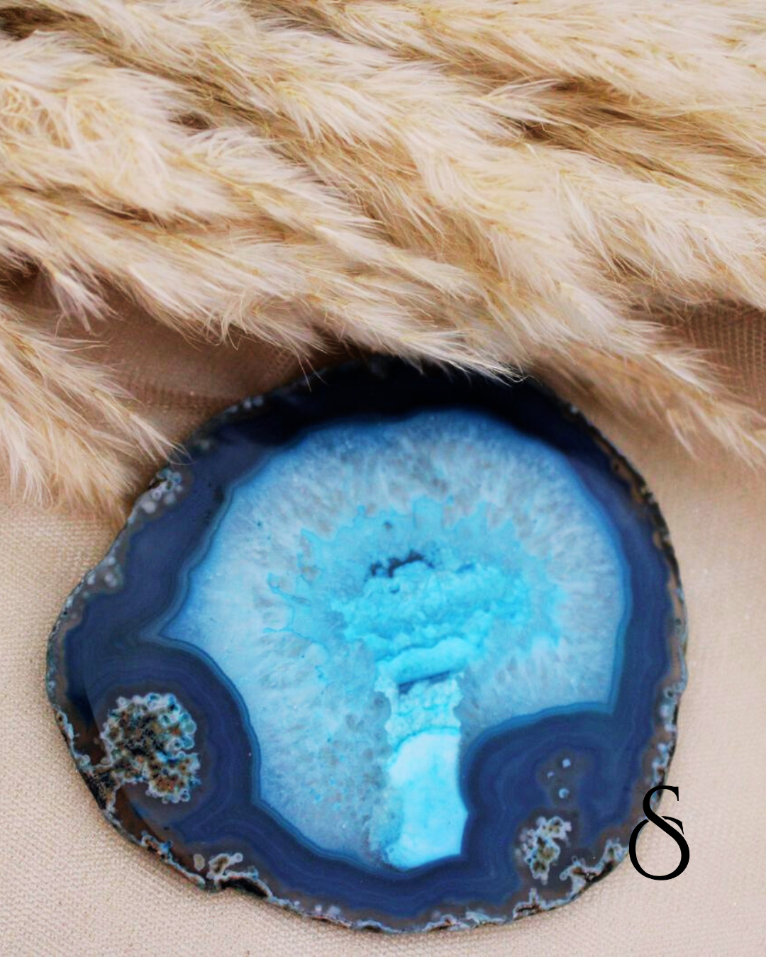 Fragmento de cielo mineral, Geoda Azul Cristal