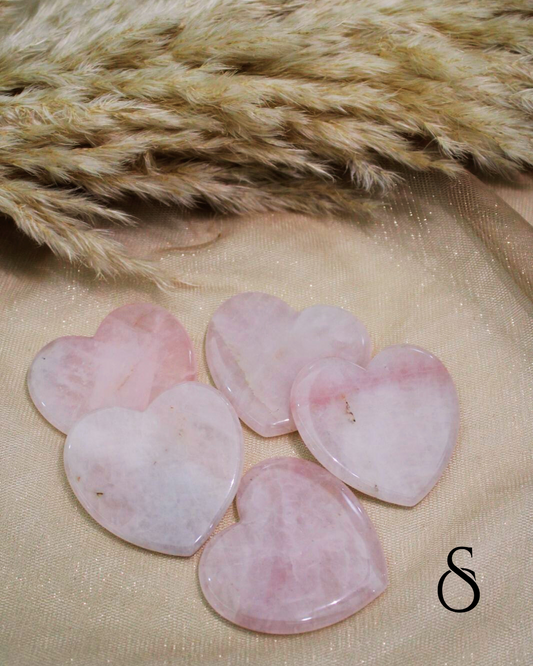 Corazón Cuarzo Rosa