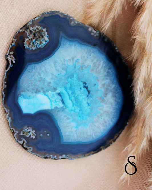 Fragmento de cielo mineral, Geoda Azul Cristal